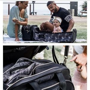 Laluka Australia 3 in 1 Diaper Bag, Bassinet, Changing Station for Travel